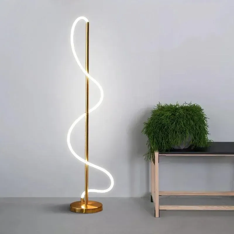 Spiral LED Floor Lamp 165cm