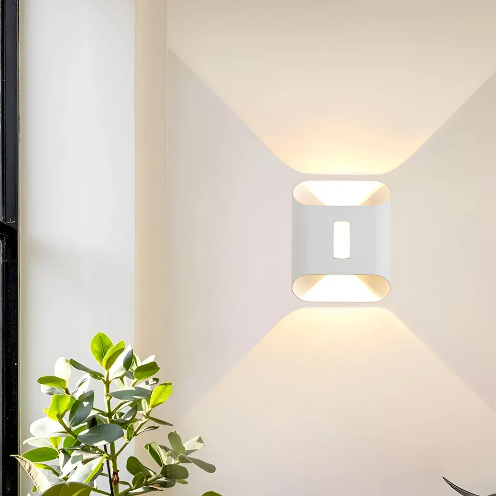 Up Down Outdoor Wall Light 12W, White